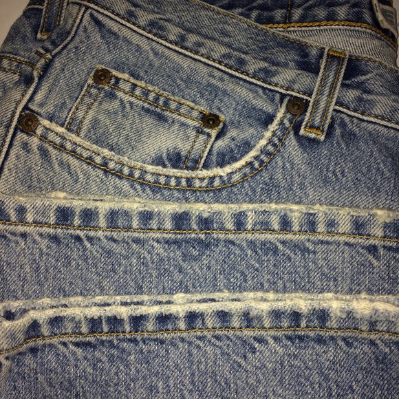 Express precision fit 11/12 L distressed blue jean - Picture 7 of 8